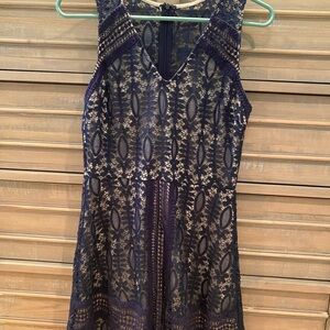 Elegant Navy Lace Dress- Only Worn Once!